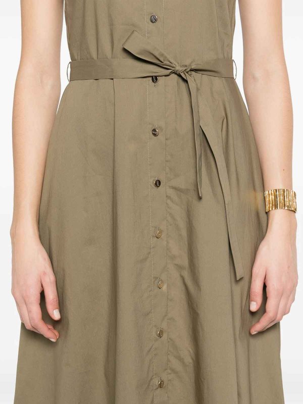 Liu Jo: knee length dresses online - Midi dress in popeline