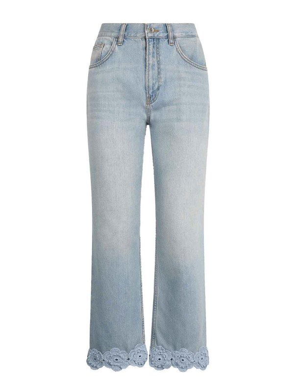 Liu Jo: ストレートジーンズ - ストレートジーンズ - ブルー