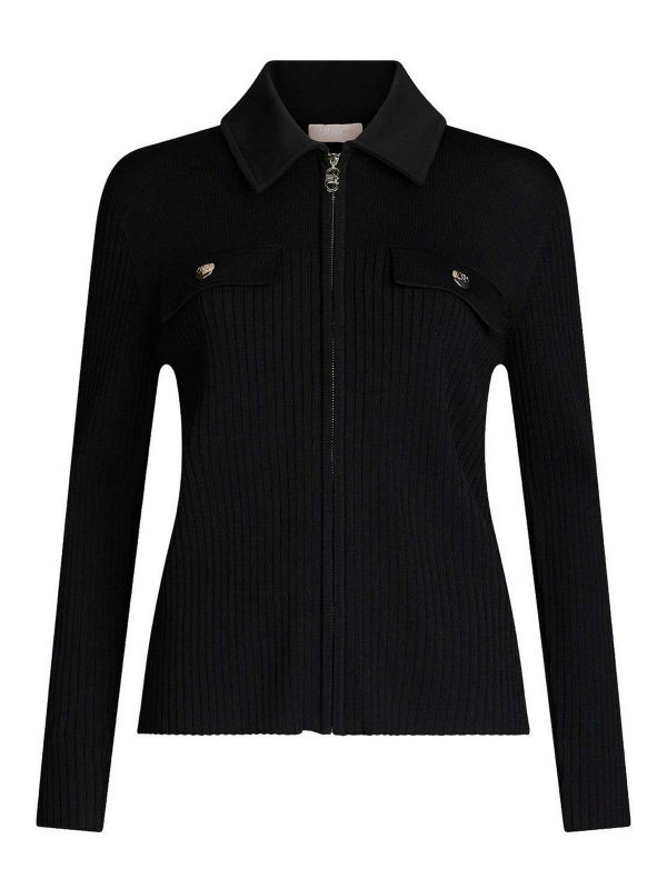 Liu Jo: cardigans - Cardigan with zip
