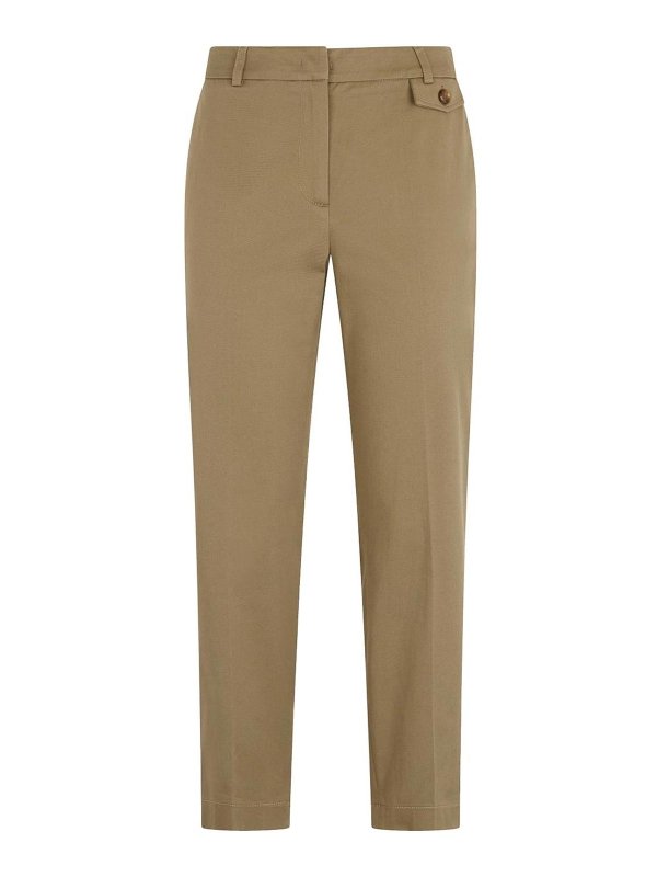 Liu Jo: カジュアルトラウザー - カジュアルパンツ - ベージュ