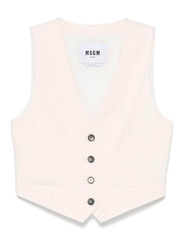 m.s.g.m.: Westen - Weste - Beige