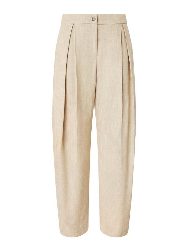 Pinko: テーラードトラウザー - テーラードパンツ - ベージュ