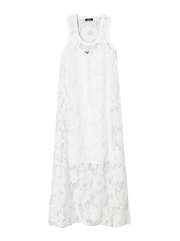 TWINSET: Maxikleider - Maxikleid - Weiß