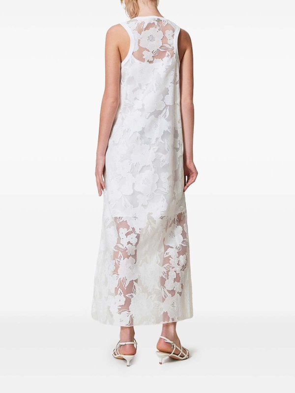 Maxikleid - Weiß shop online: TWINSET