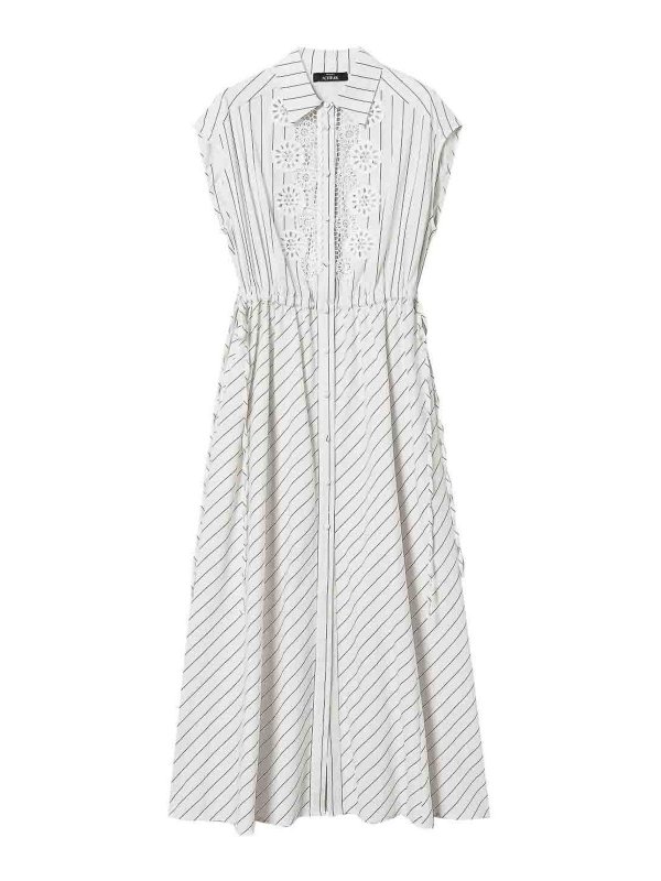 TWINSET: Abendkleider - Abendkleid - Weiß