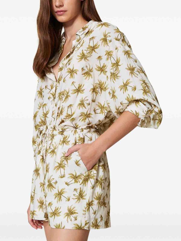 Bermuda with print shop online: TWINSET