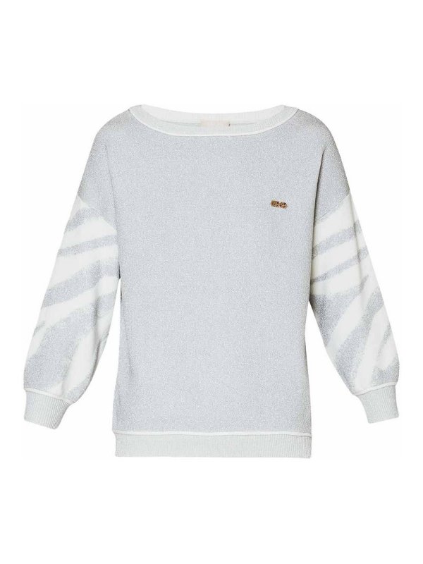 Liu Jo: ボートネック - ボートネック - グレー