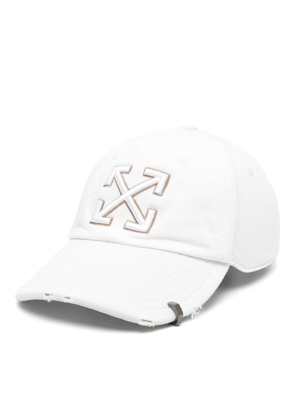 OFF-WHITE: Hüte - Hut - Weiß