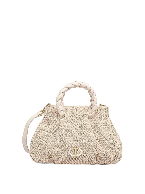 TWINSET: トートバッグ - トートバッグ - ベージュ