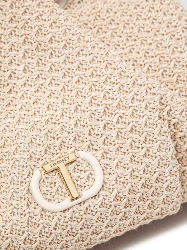 トートバッグ - ベージュ shop online: TWINSET