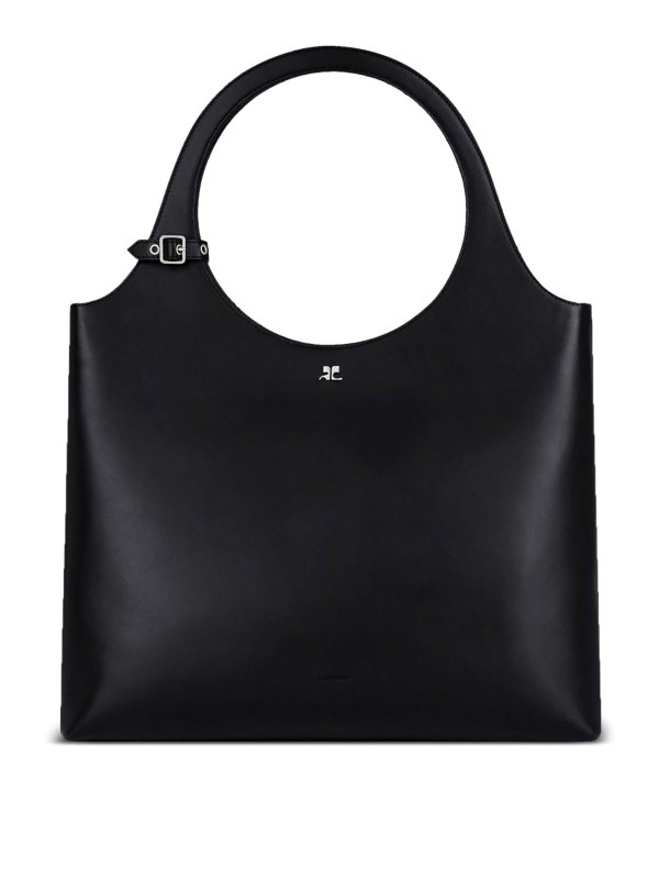 Courreges: トートバッグ - トートバッグ - 黒