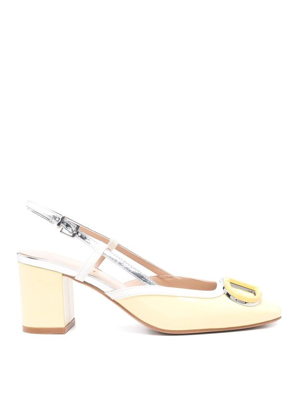 TWINSET: Escarpins - Chaussures À Talon - Jaune