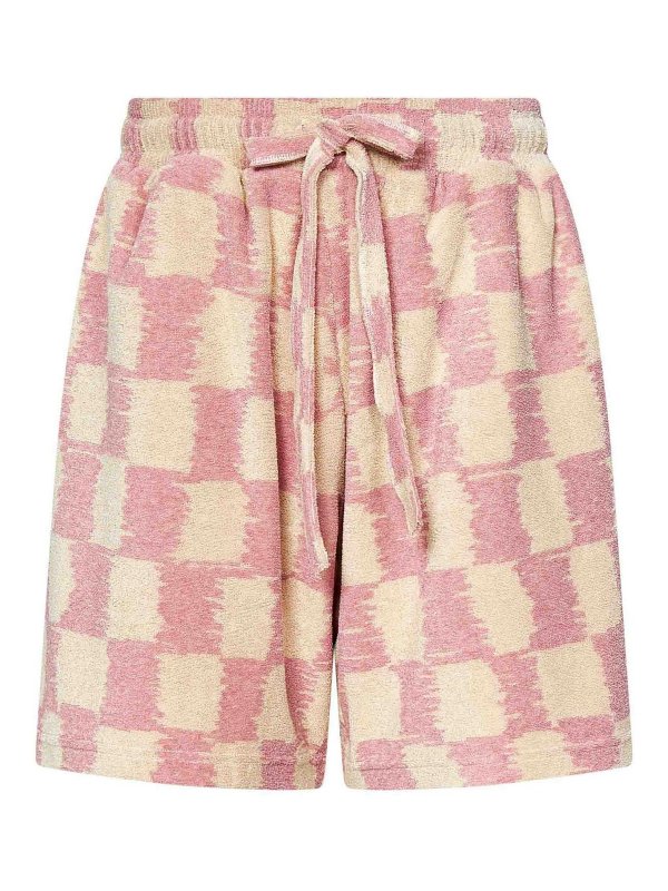 BONSAI: Trousers Shorts - Checked shorts