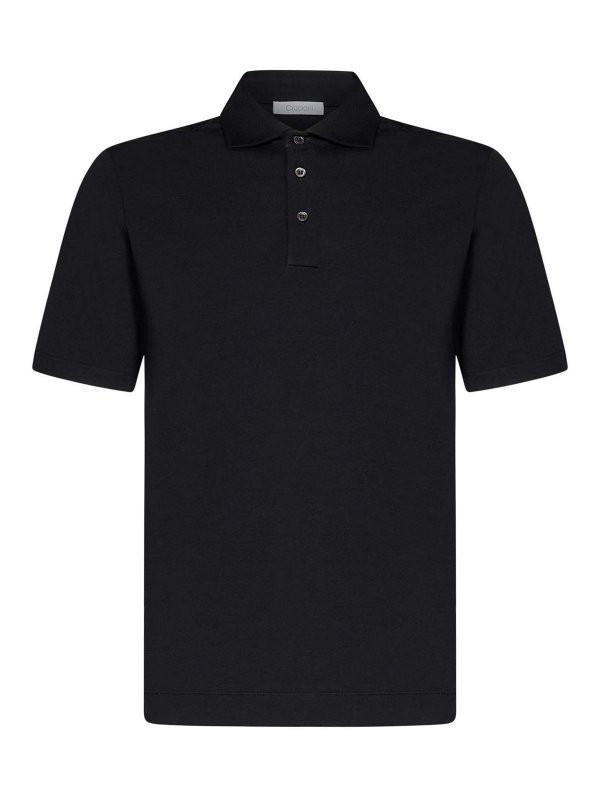 CRUCIANI: ポロシャツ - ポロシャツ - 黒