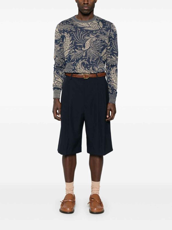 ETRO: クルーネック online - クルーネック - ブルー