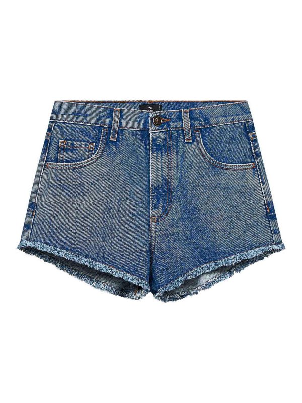 ETRO: Hosen Shorts - Shorts - Blau