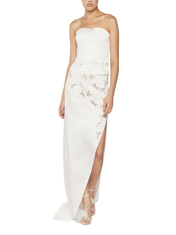 GENNY: ロングシャツ online - ロングスカート - 白