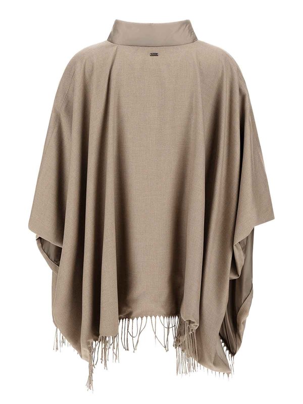HERNO: Capes &  Ponchos online - Silk kimono
