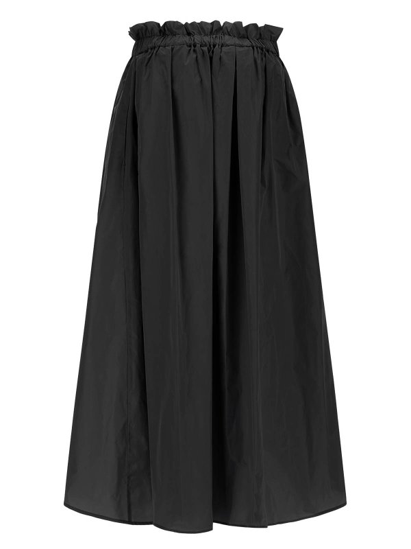 HERNO: ニーレングススカート＆ミディ丈 online - 膝丈/ミディスカート - 黒