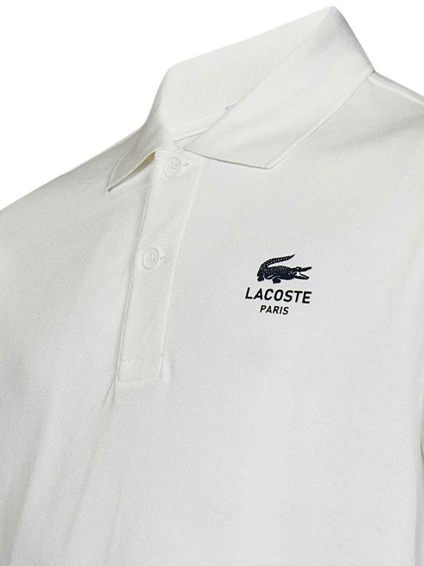 The Best Shops LACOSTE: ポロシャツ - ポロシャツ - 白