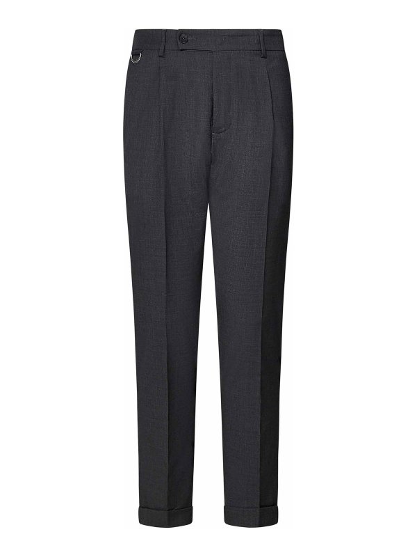 LOW BRAND: カジュアルトラウザー - カジュアルパンツ - グレー