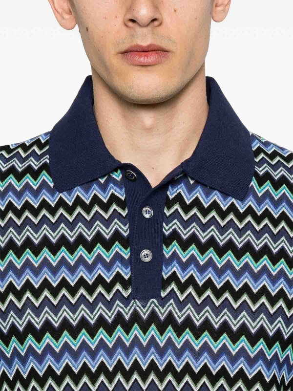 The Best Shops MISSONI: ポロシャツ - ポロシャツ - ブルー