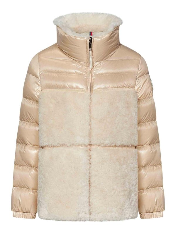 MONCLER JR: カジュアルジャケット - カジュアルジャケット - ベージュ