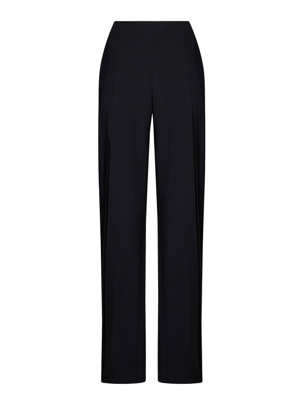 NENSI DOJAKA: カジュアルトラウザー - カジュアルパンツ - 黒