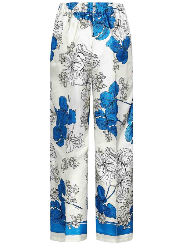 P.A.R.O.S.H.: pantaloni casual online - Pantaloni dritti di seta