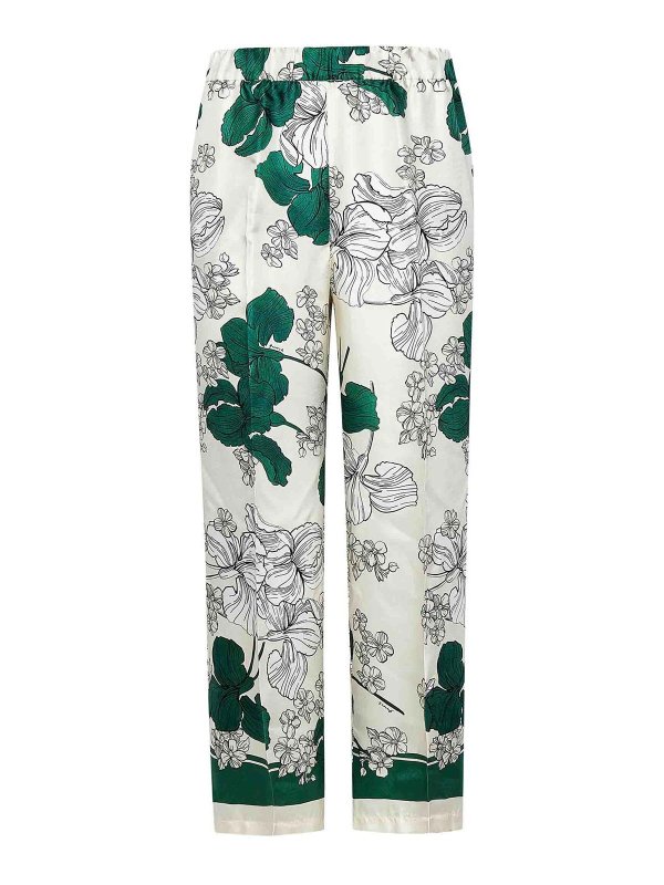 P.A.R.O.S.H.: カジュアルトラウザー - カジュアルパンツ - 緑