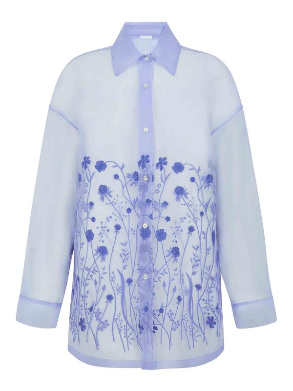 P.A.R.O.S.H.: シャツ - シャツ - ブルー