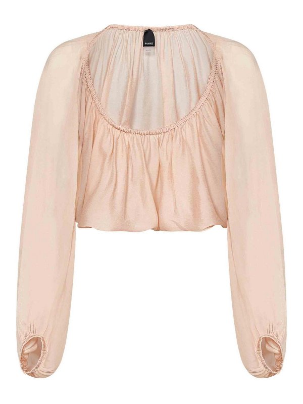 Pinko: Tops und Tank Tops - Top - Beige