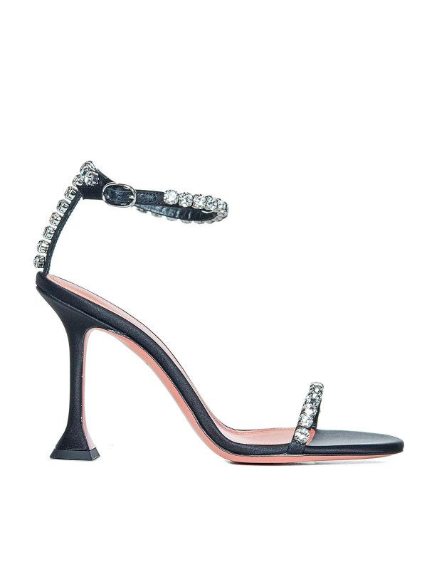 AMINA MUADDI: サンダル - サンダル - 黒