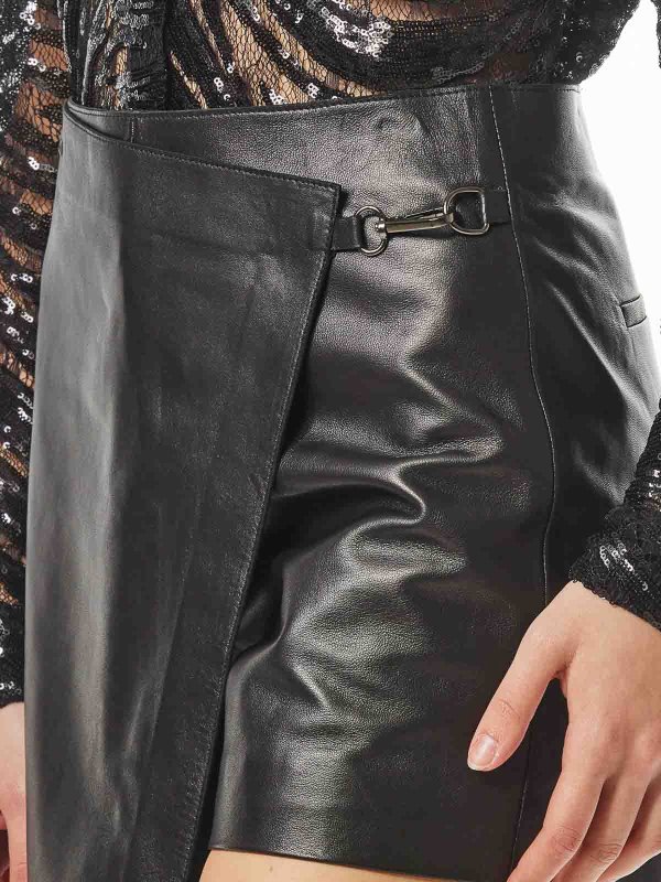 KARL LAGERFELD buy online Skort in pelle