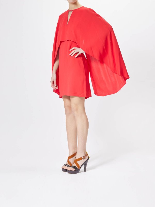 The Best Shops KARL LAGERFELD: ショートドレス - ショートドレス - 赤