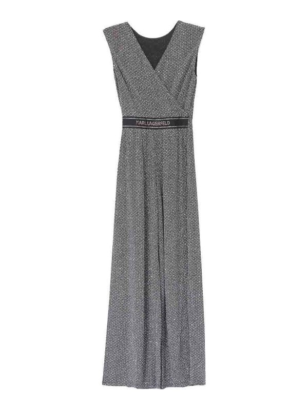 KARL LAGERFELD: ジャンプスーツ - ジャンプスーツ - 銀