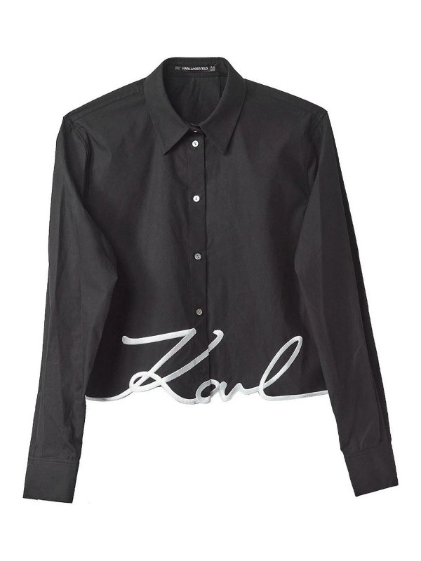 KARL LAGERFELD: shirts - Karl Hem Signature Shirt
