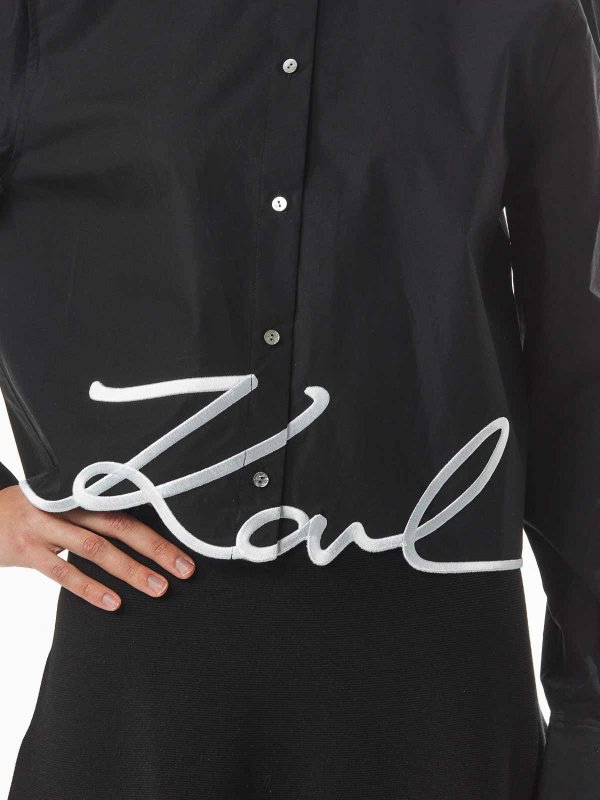 KARL LAGERFELD buy online Karl Hem Signature Shirt