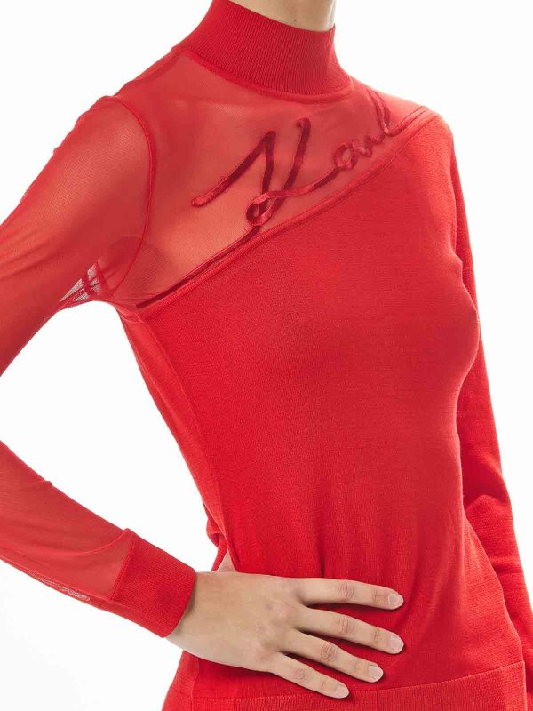 KARL LAGERFELD buy online Karl Signature Mock Neck