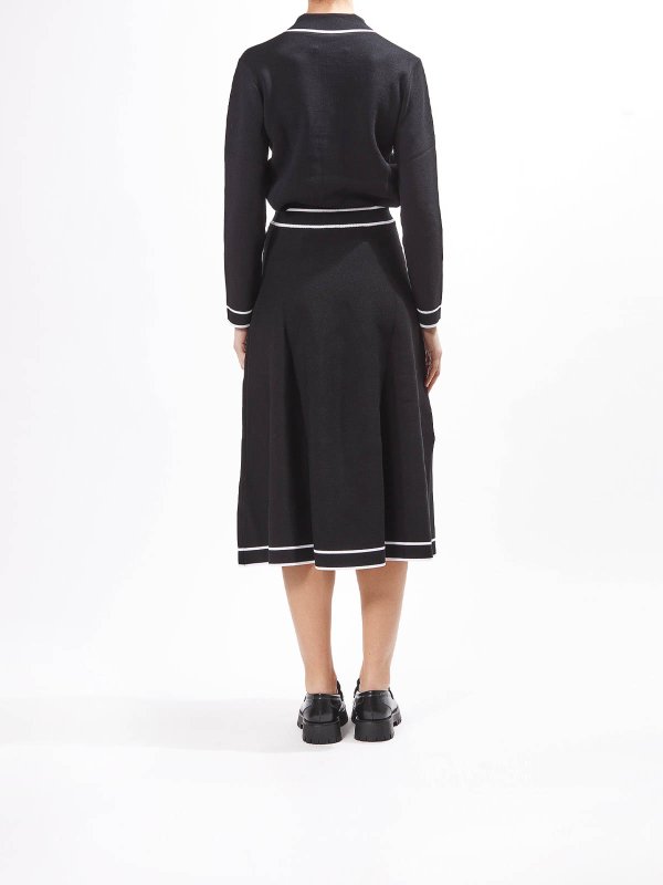 Elegante gonna a maglia shop online: KARL LAGERFELD