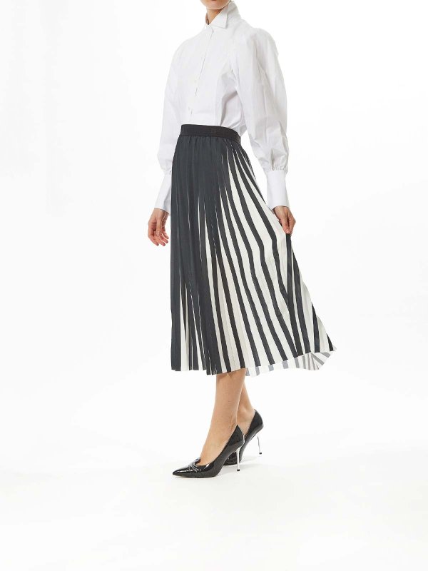 The Best Shops KARL LAGERFELD: Knee length skirts & Midi - Pleated Skirt