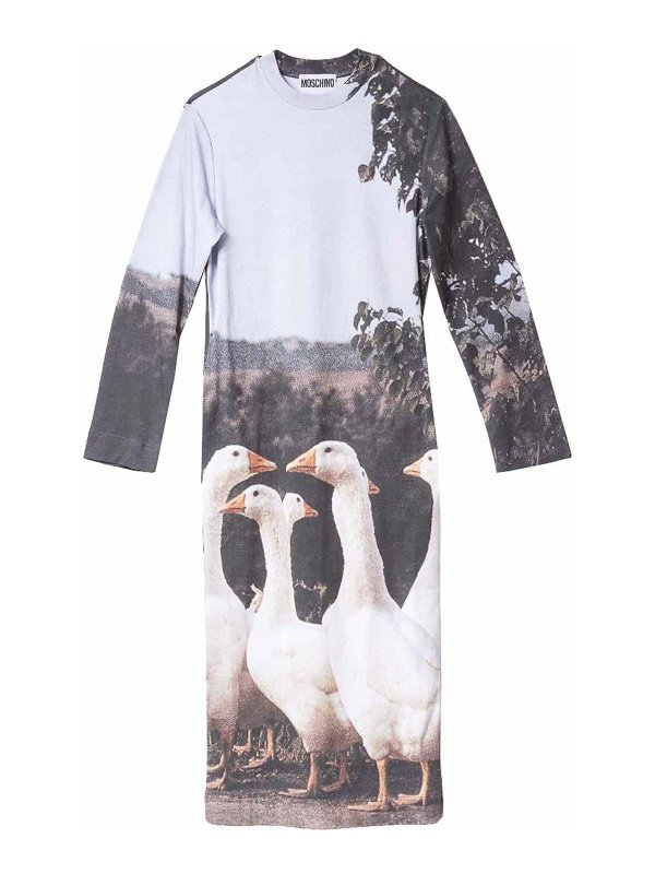 MOSCHINO: Vestidos de noche - Vestido De Noche - Multicolor