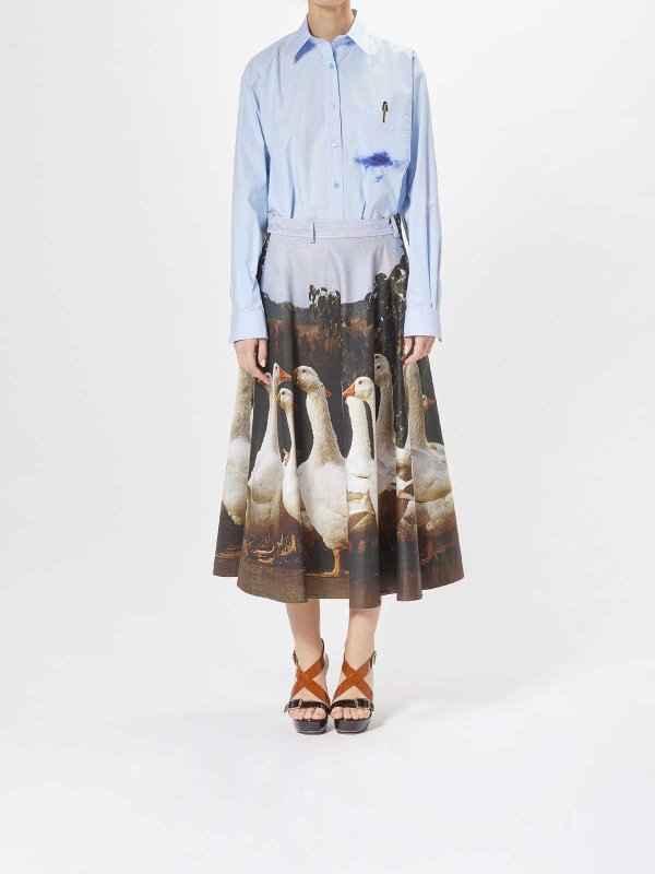 MOSCHINO: Lange Röcke online - Langer Rock - Bunt