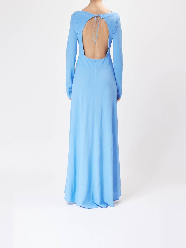 Long crack dress shop online: MOSCHINO JEANS