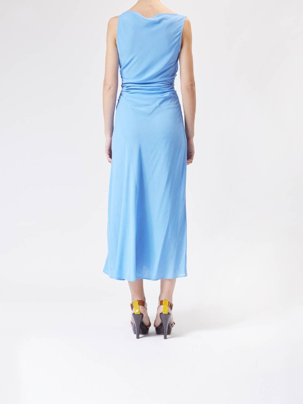 Knielanges Kleid - Blau shop online: MOSCHINO JEANS