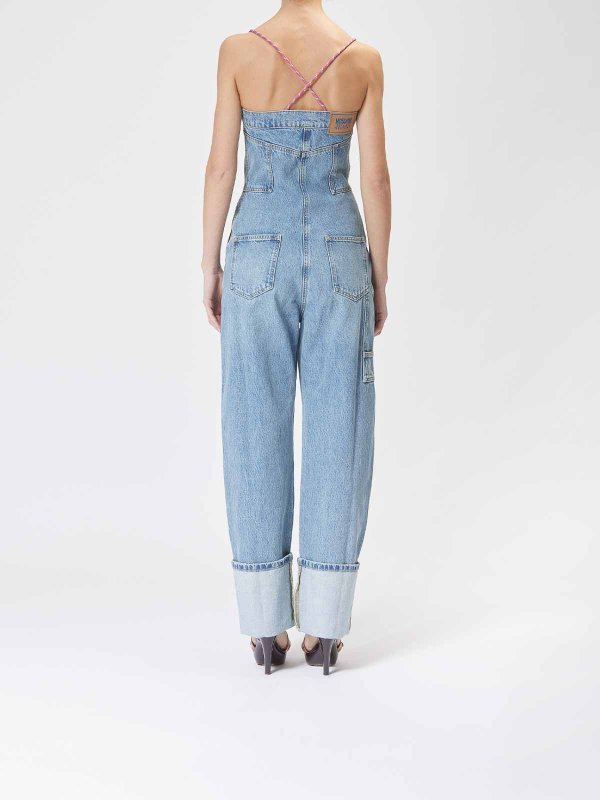 Abito Salopette 14 Oz Denim shop online: MOSCHINO JEANS