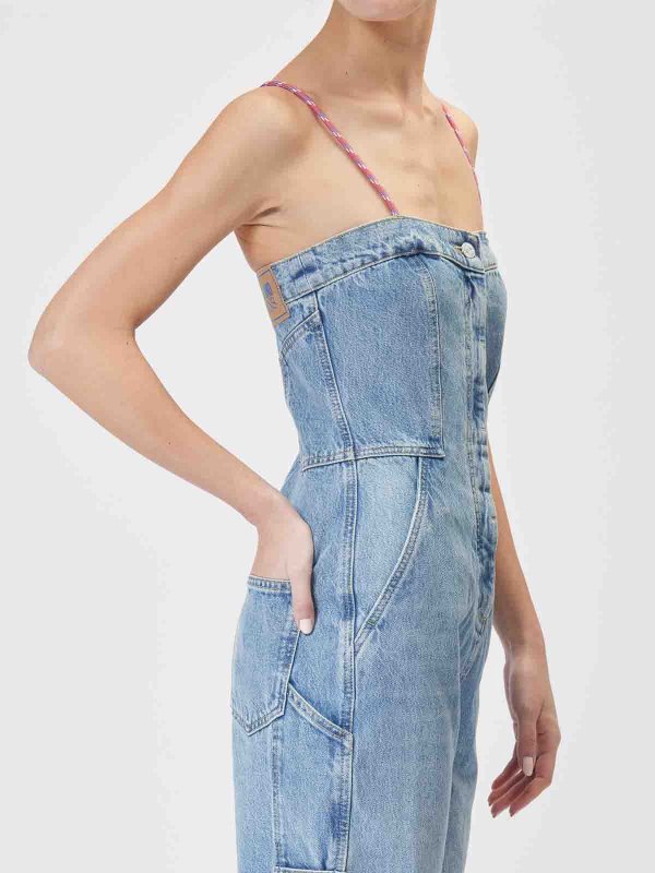 MOSCHINO JEANS buy online Abito Salopette 14 Oz Denim