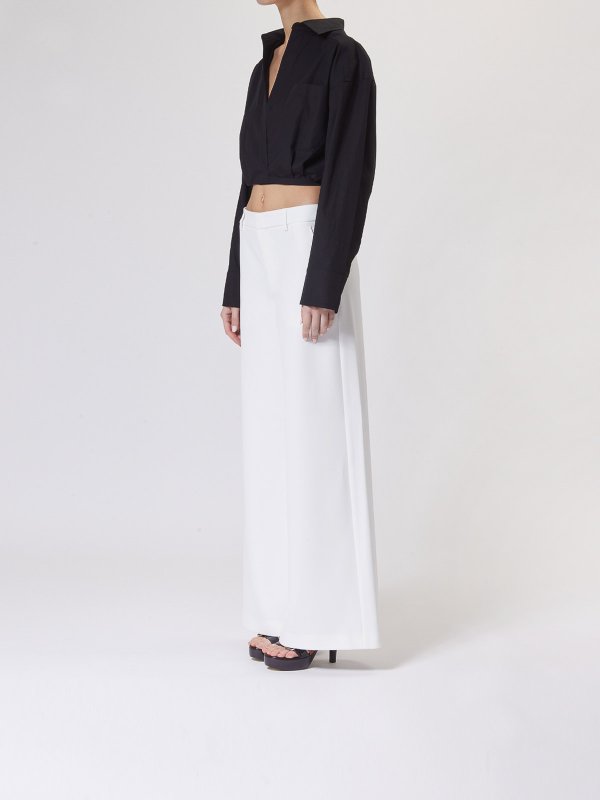 The Best Shops MOSCHINO JEANS: shirts - Cropped shirt