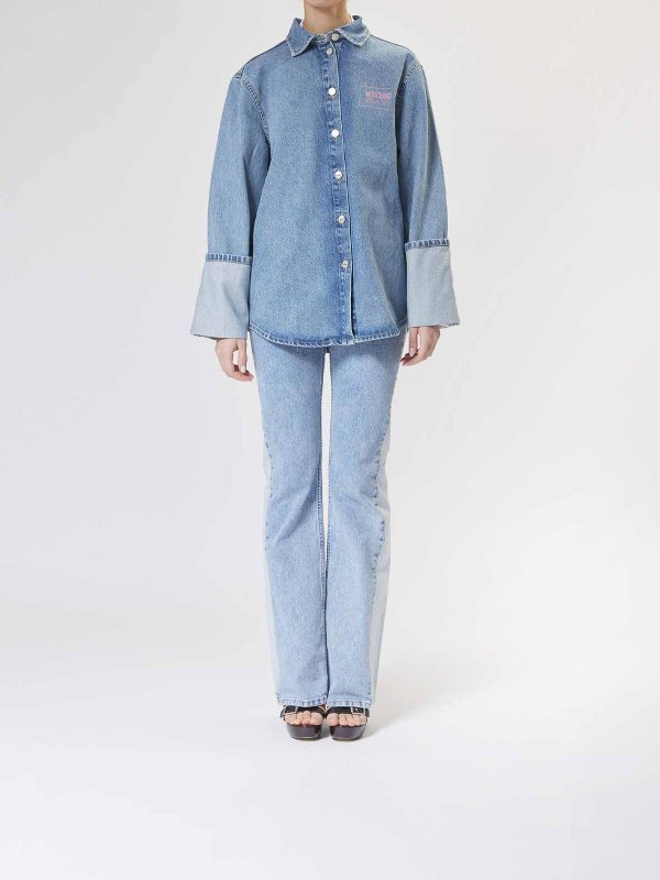 MOSCHINO JEANS: shirts online - Denim shirt