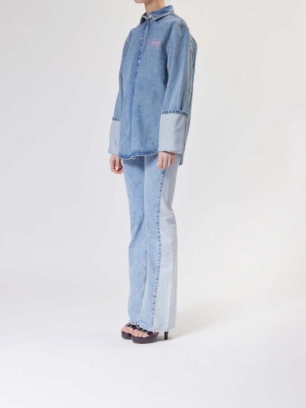 The Best Shops MOSCHINO JEANS: shirts - Denim shirt